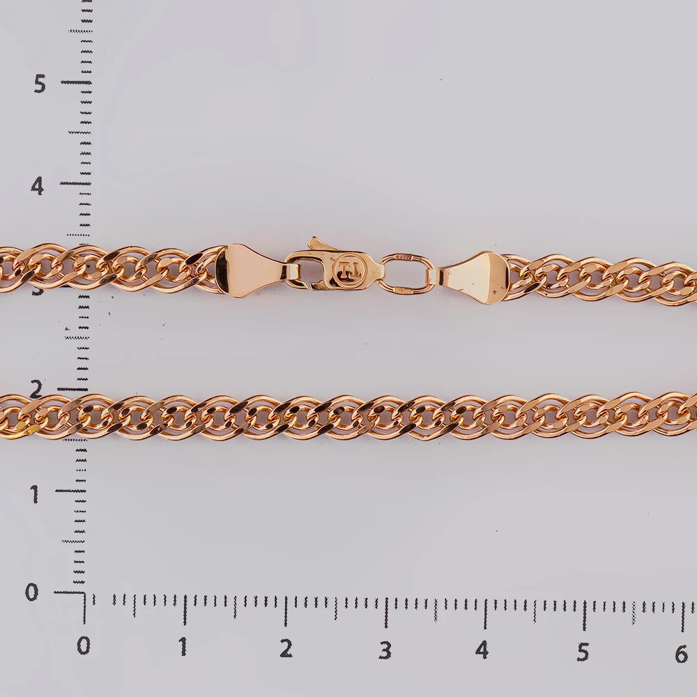 Браслет из красного золота 585 пробы