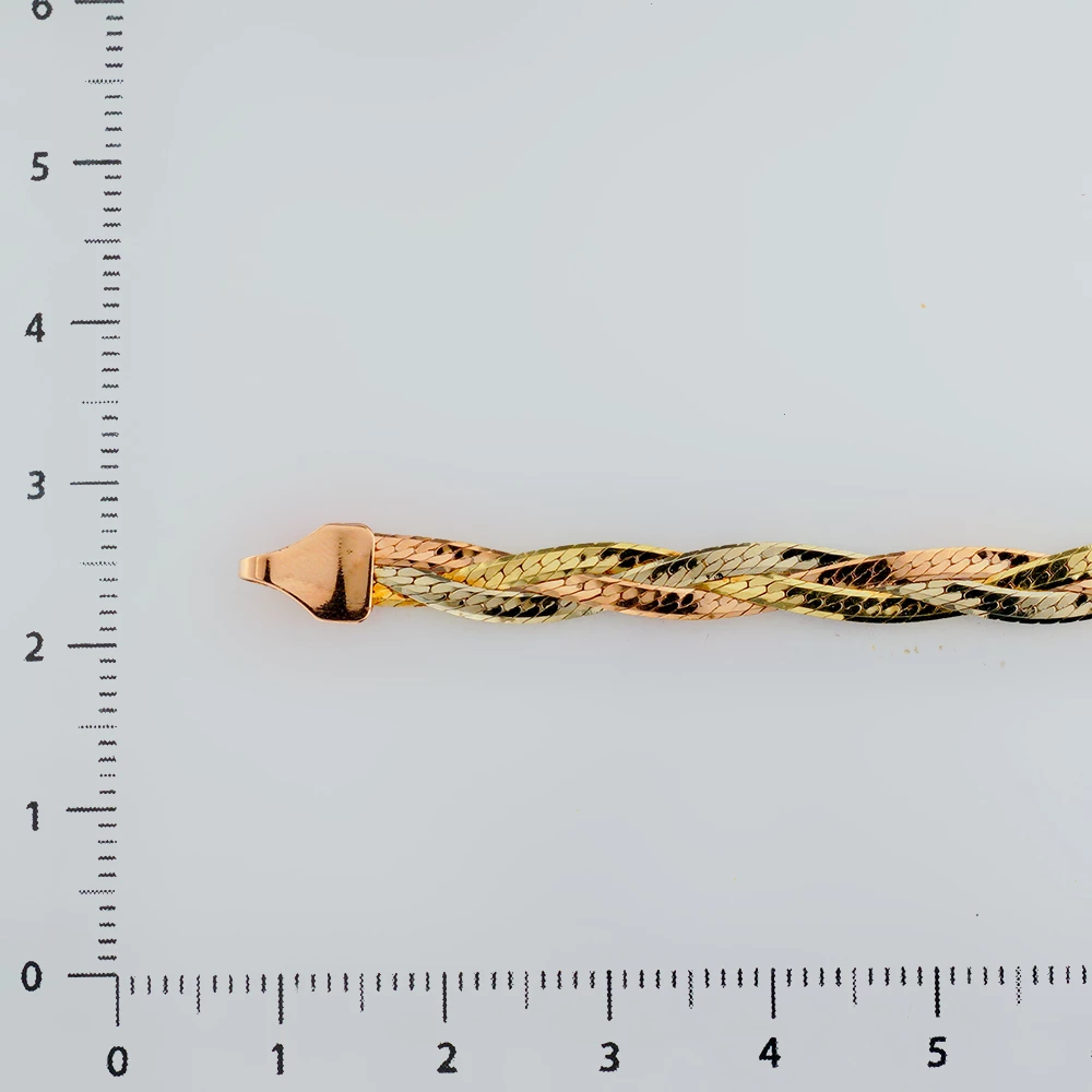 Браслет из желтого золота 585 пробы