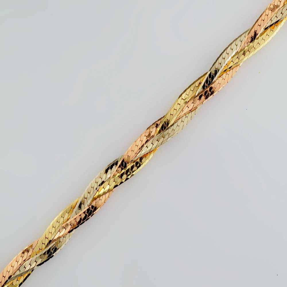 Браслет из желтого золота 585 пробы