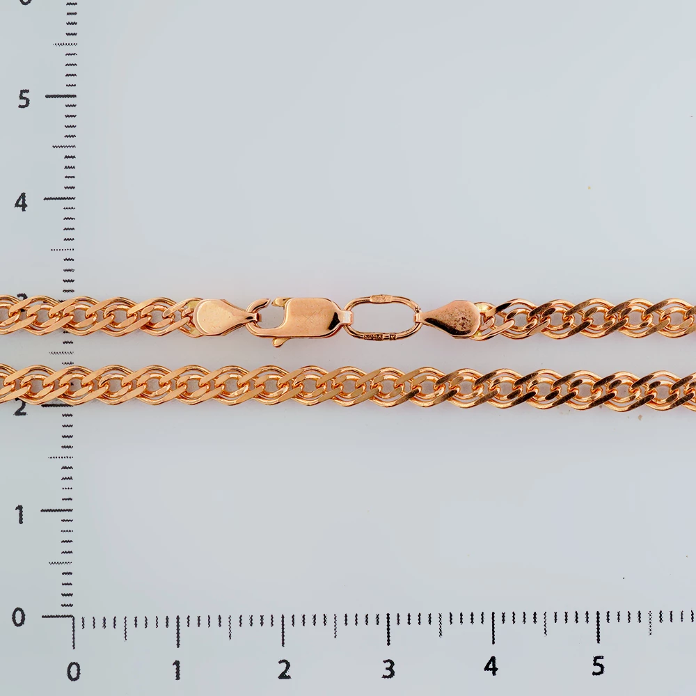 Браслет из красного золота 585 пробы