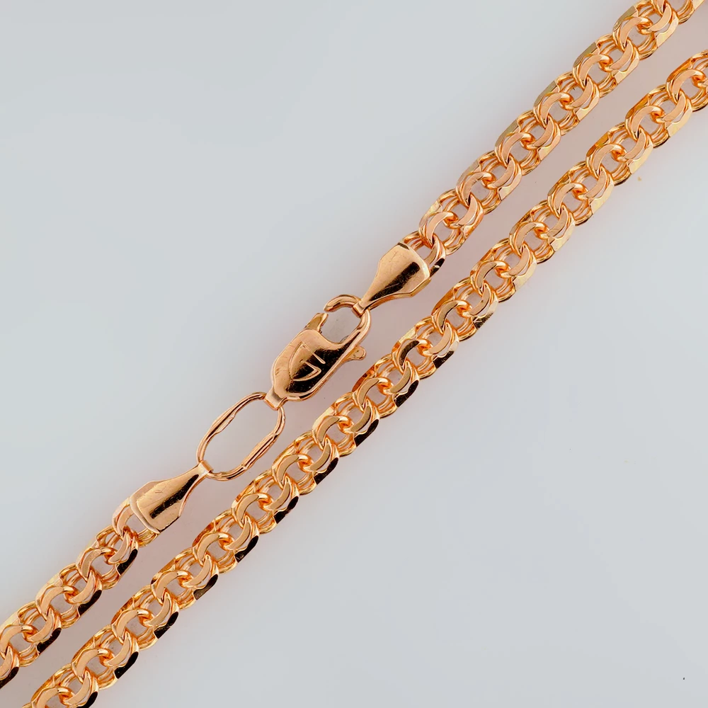 Браслет из красного золота 585 пробы