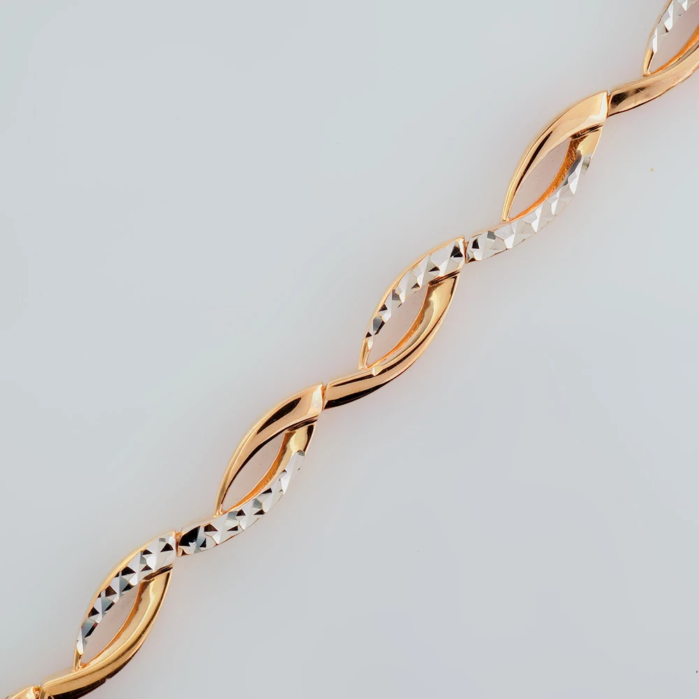 Браслет из красного золота 585 пробы