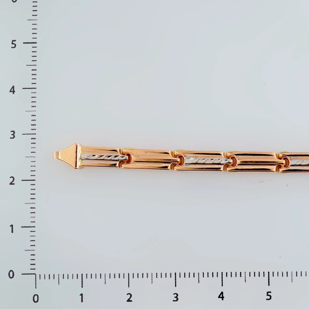 Браслет из красного золота 585 пробы