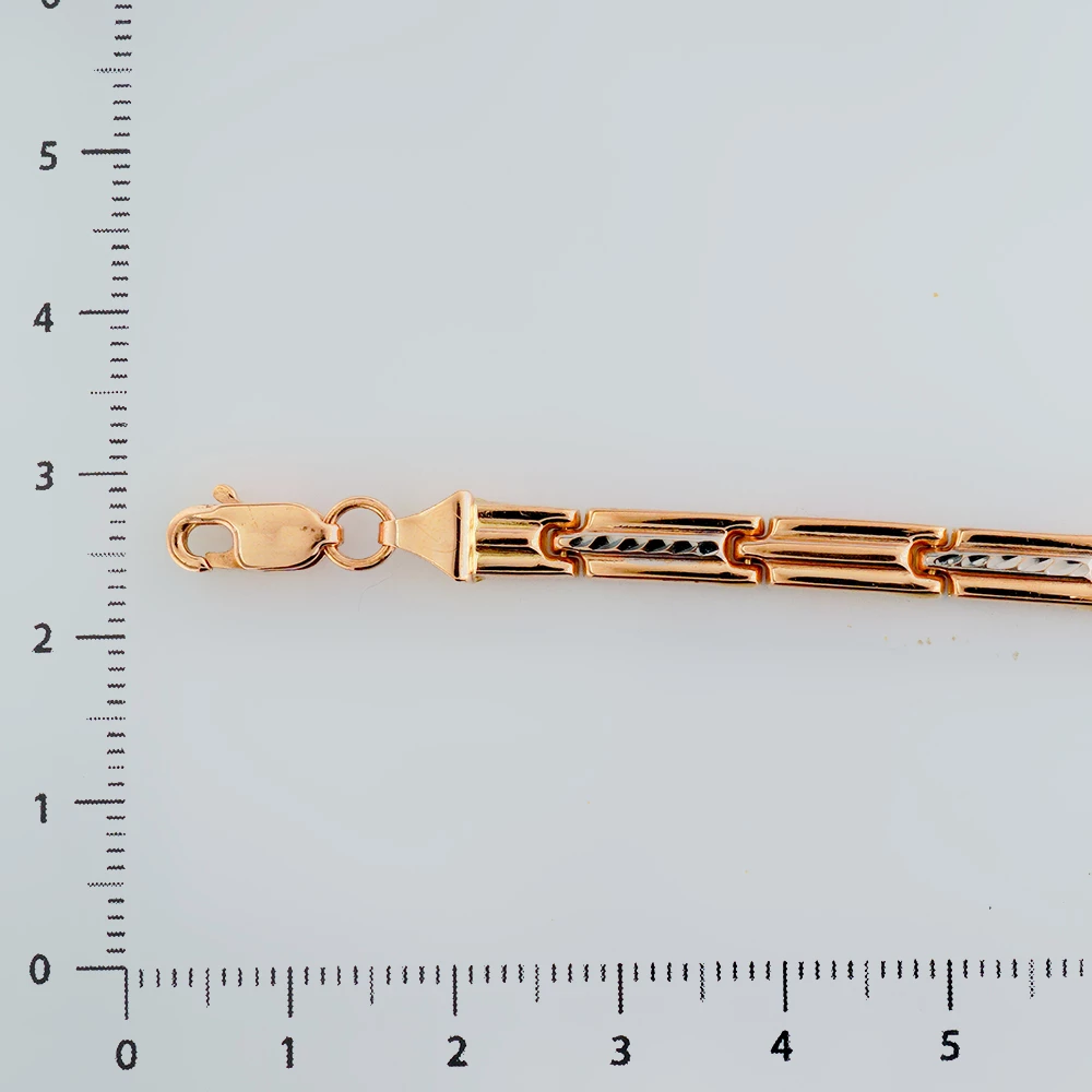 Браслет из красного золота 585 пробы