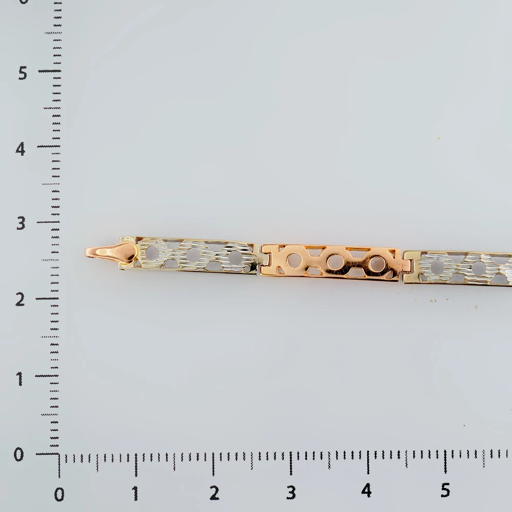 Браслет из красного золота 585 пробы