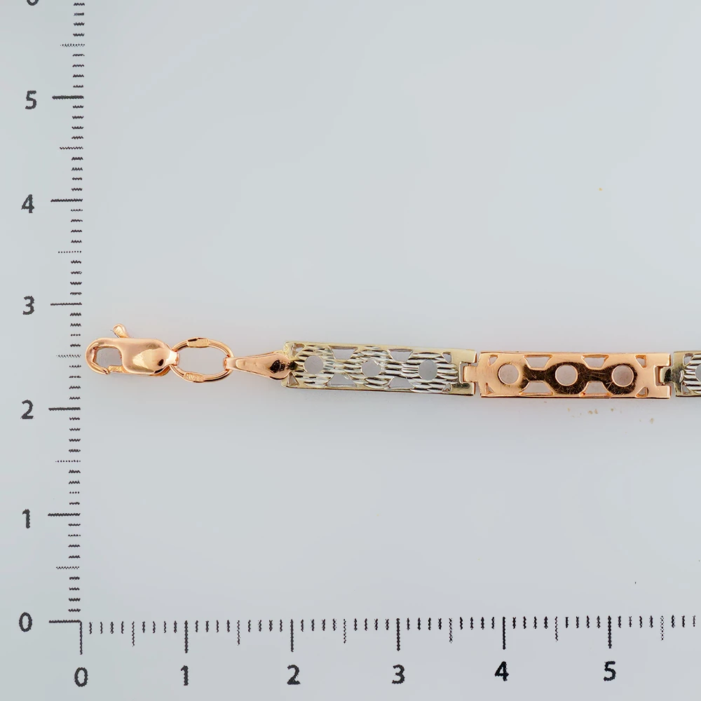 Браслет из красного золота 585 пробы