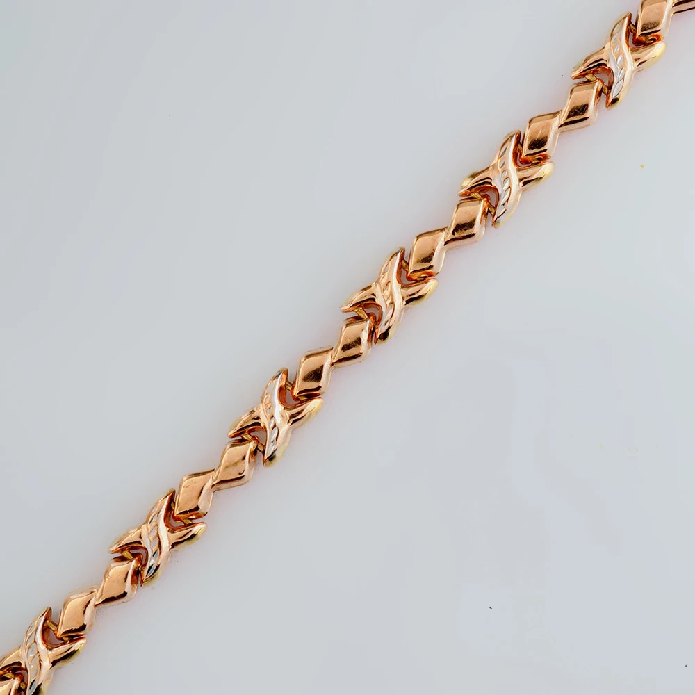 Браслет из красного золота 585 пробы