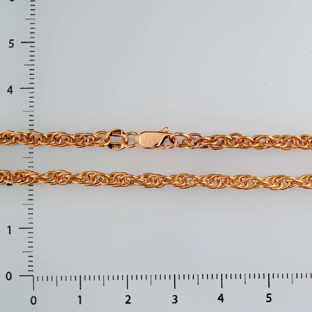 Браслет из красного золота 585 пробы