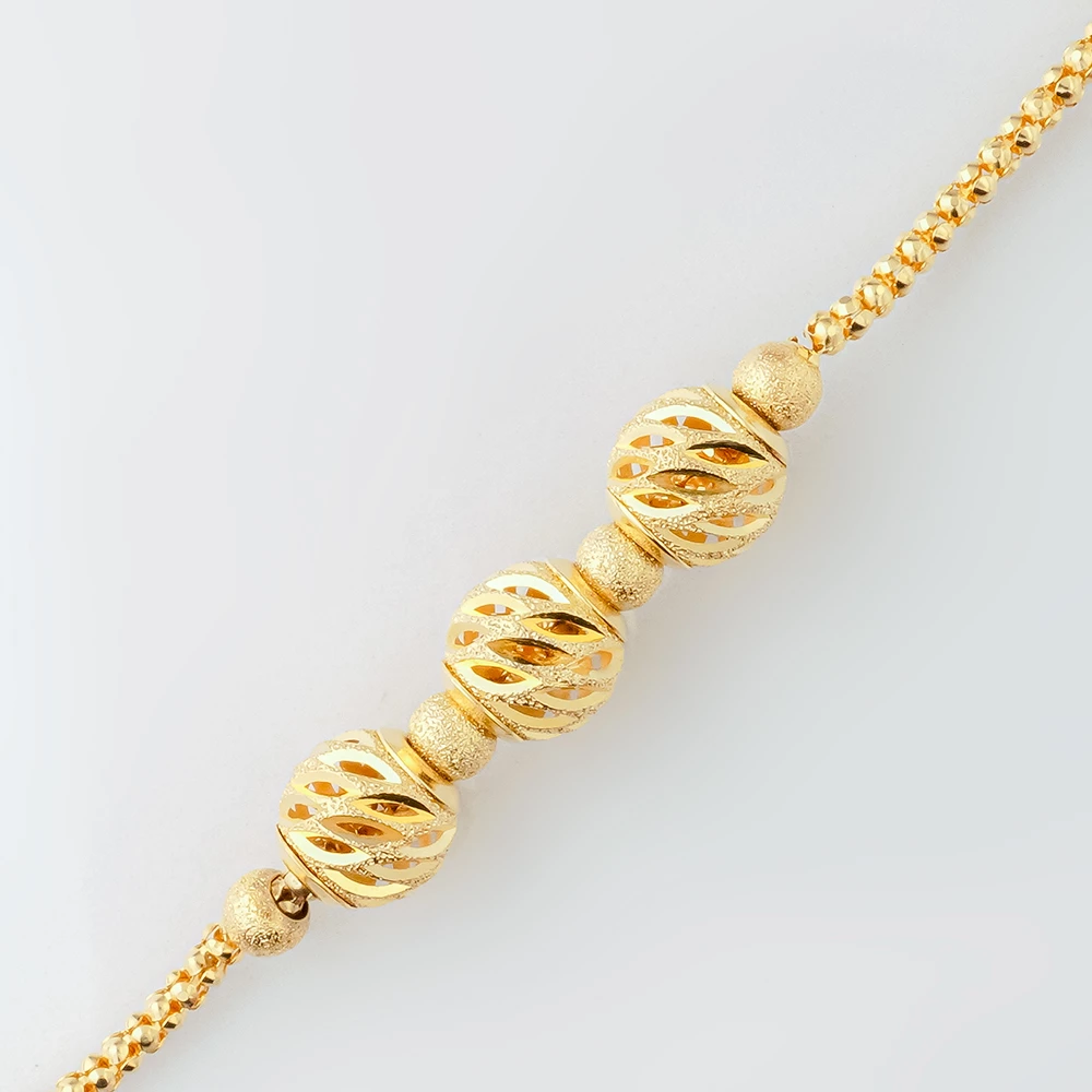 Браслет из желтого золота 585 пробы