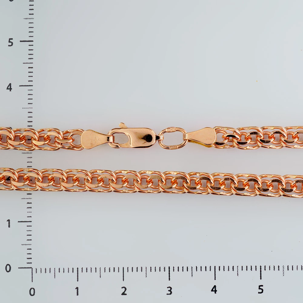 Браслет из красного золота 585 пробы