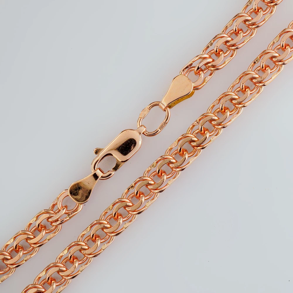 Браслет из красного золота 585 пробы