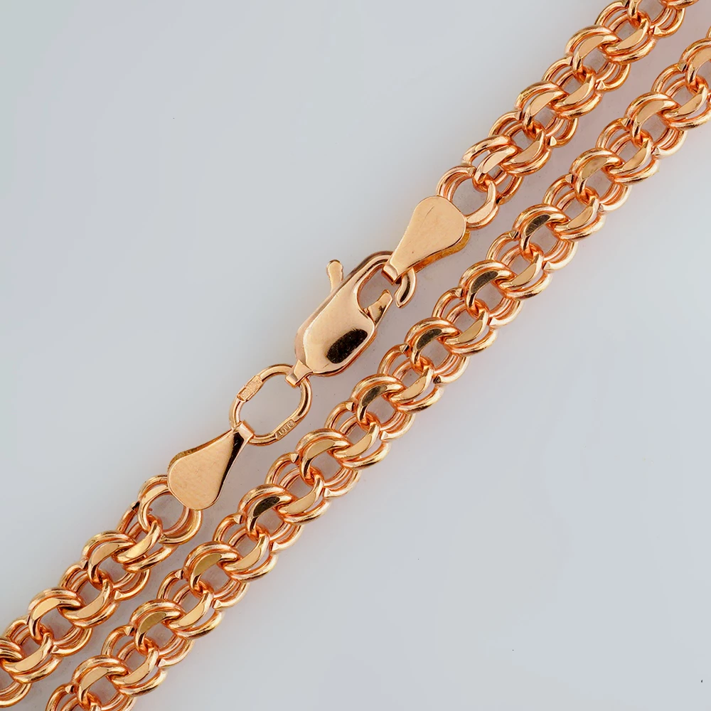 Браслет из красного золота 585 пробы