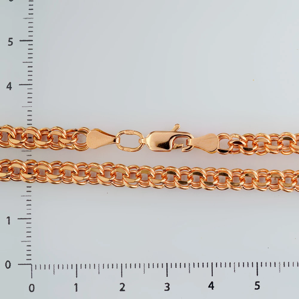 Браслет из красного золота 585 пробы