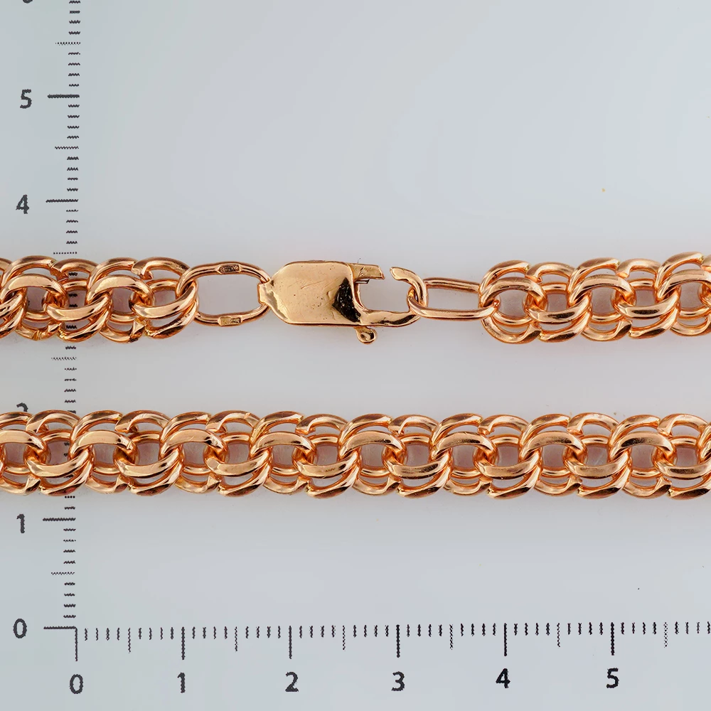 Браслет из красного золота 585 пробы