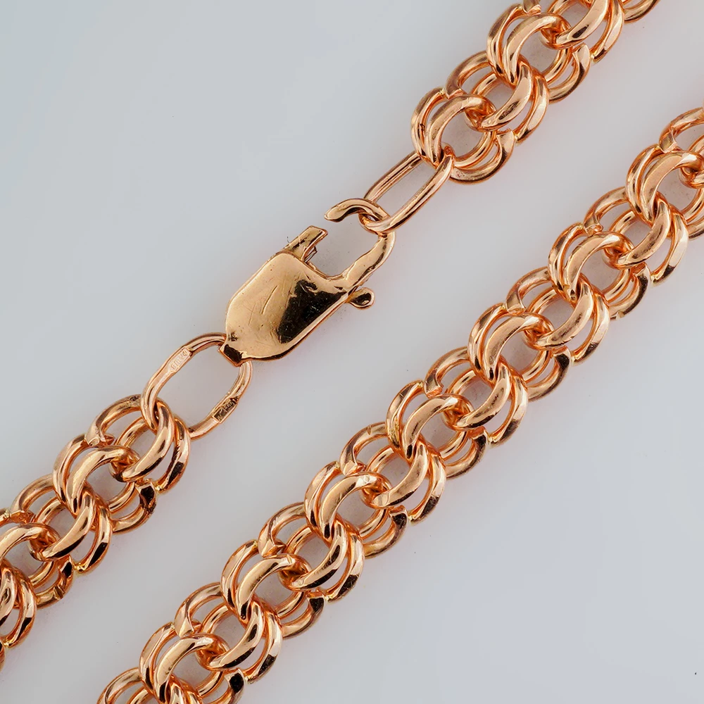 Браслет из красного золота 585 пробы