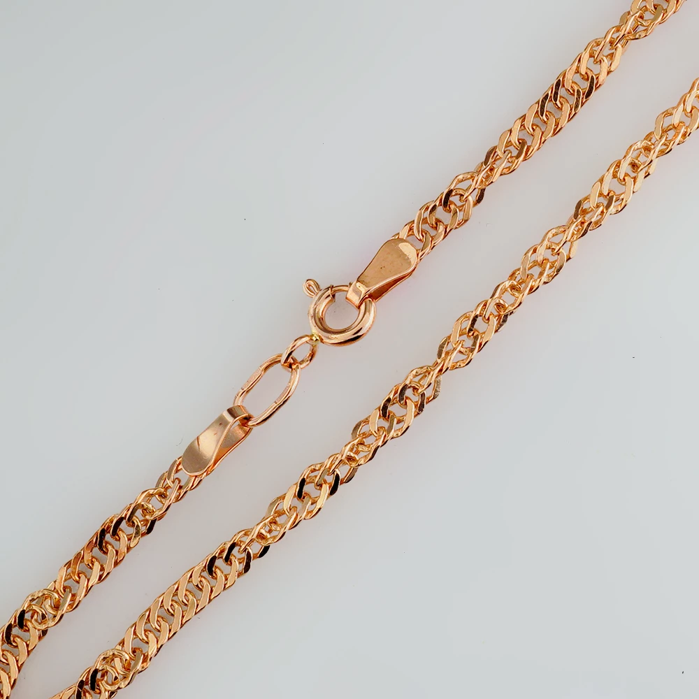 Браслет из красного золота 585 пробы