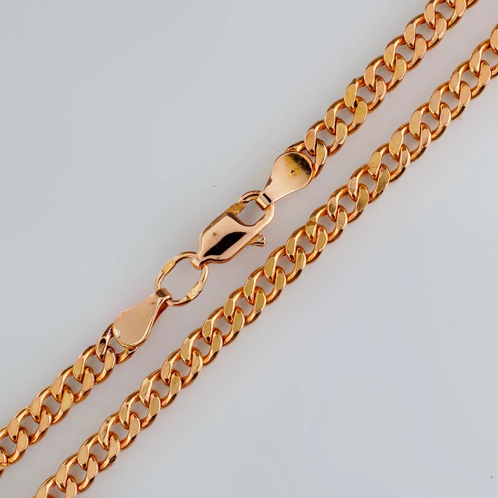 Браслет из красного золота 585 пробы