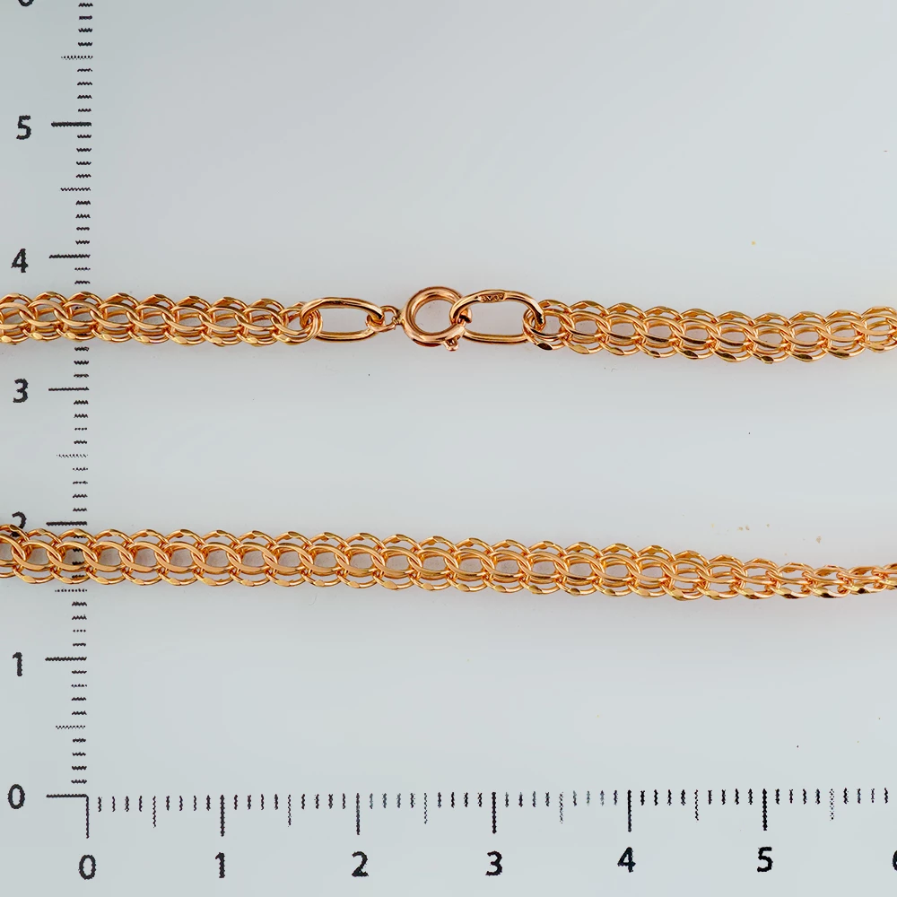 Браслет из красного золота 585 пробы