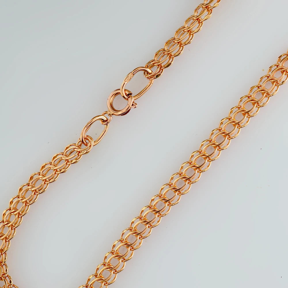 Браслет из красного золота 585 пробы