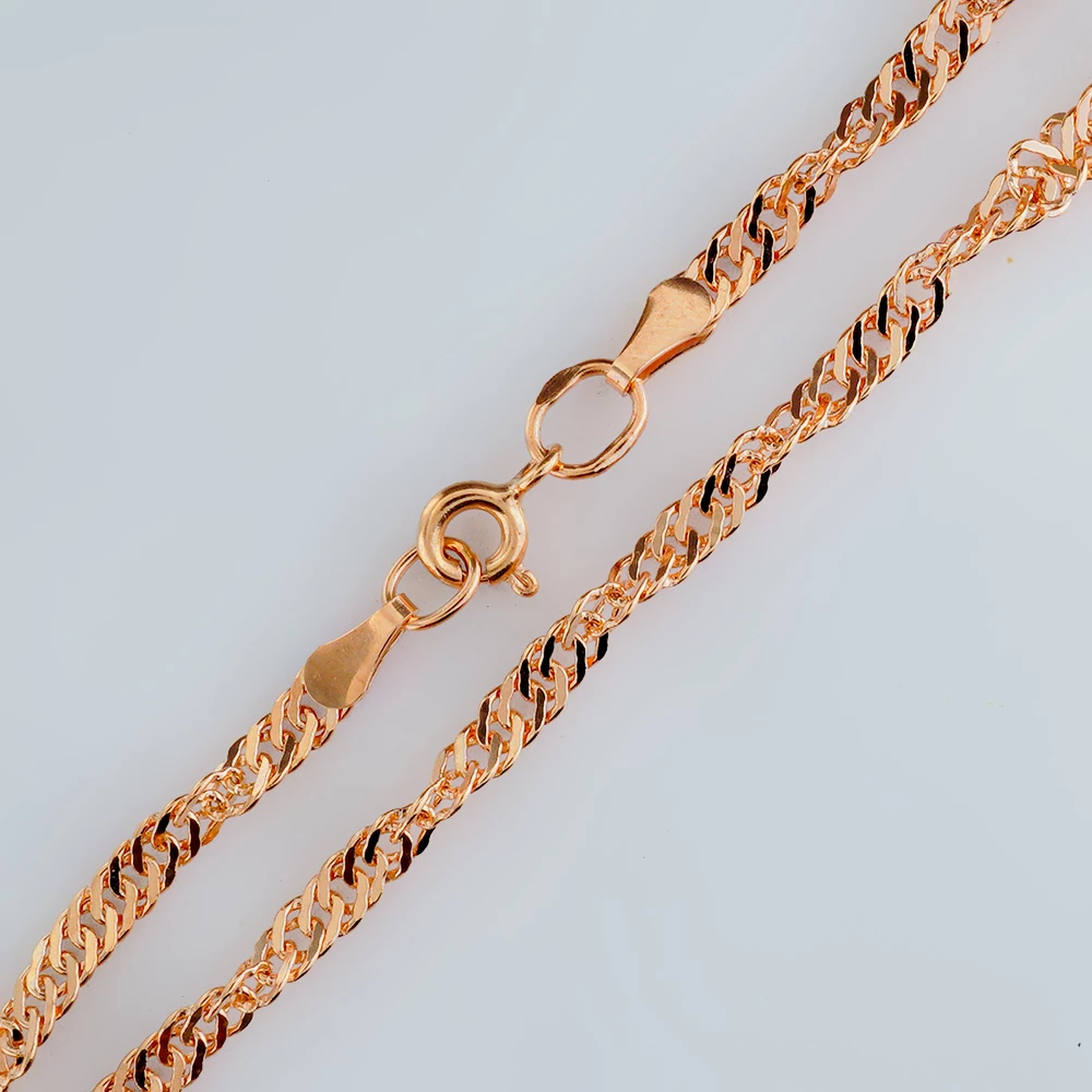 Браслет из красного золота 585 пробы