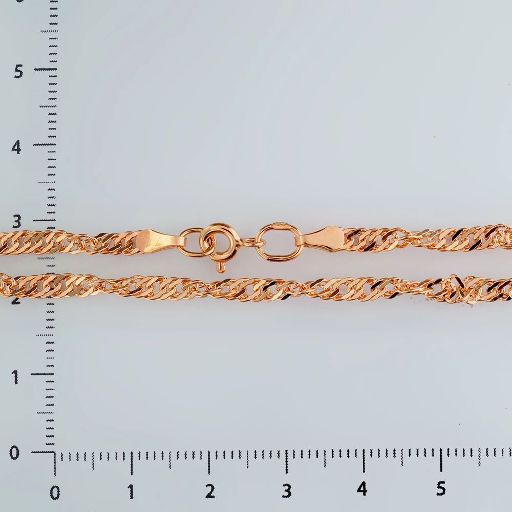 Браслет из красного золота 585 пробы