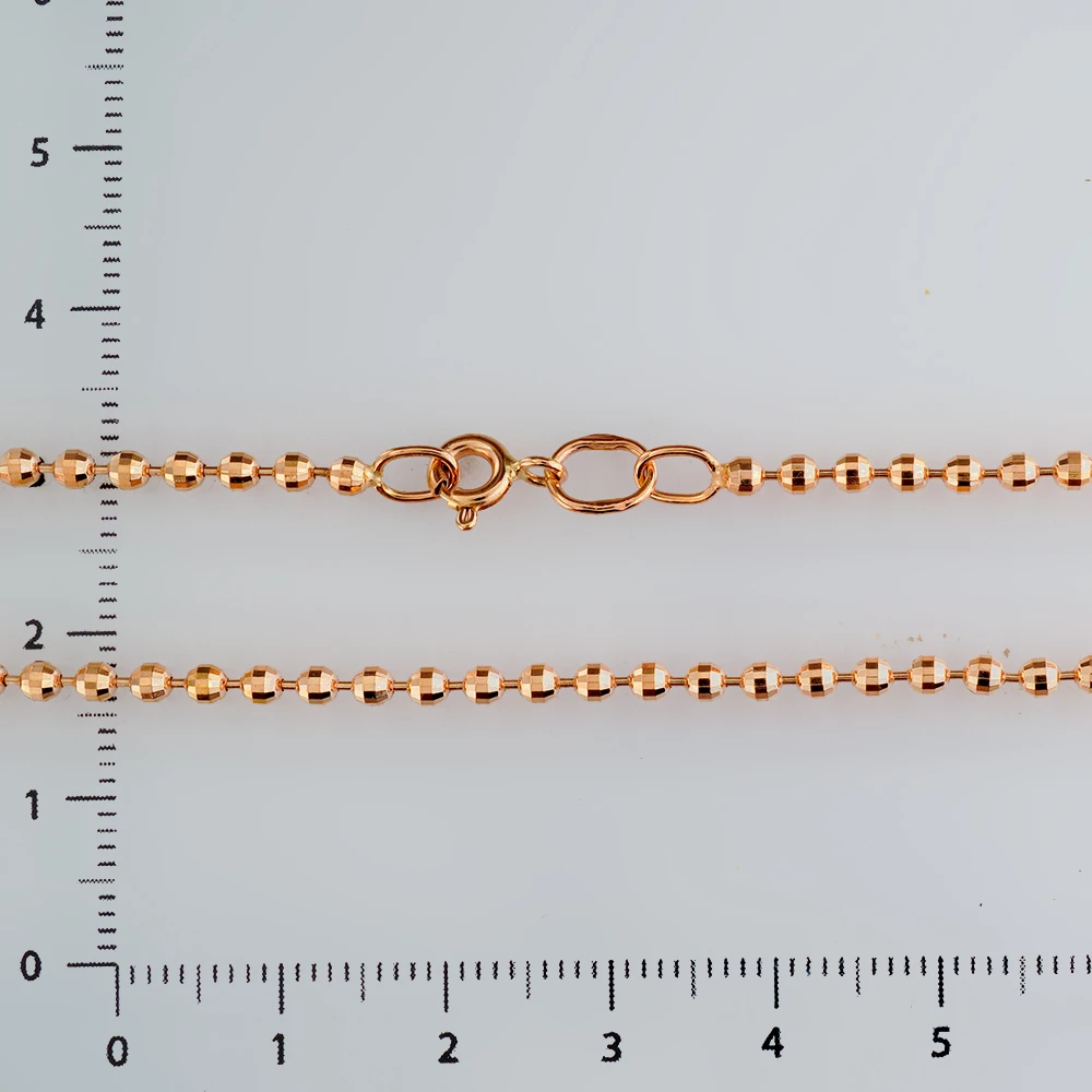 Браслет из красного золота 585 пробы