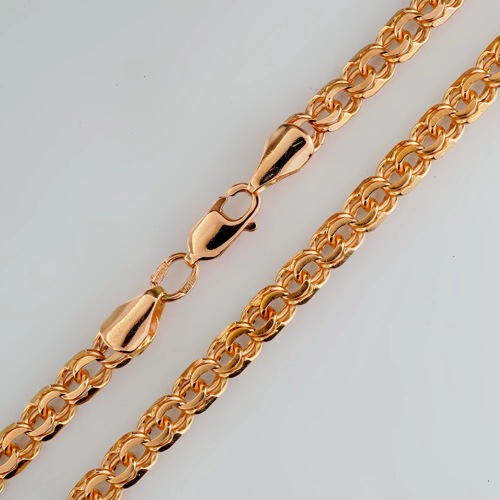 Браслет из красного золота 585 пробы