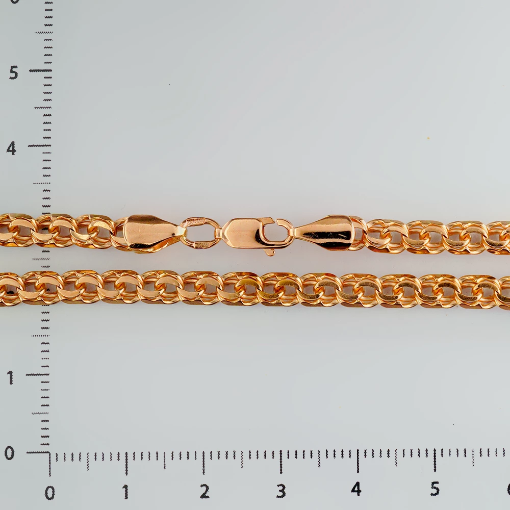 Браслет из красного золота 585 пробы