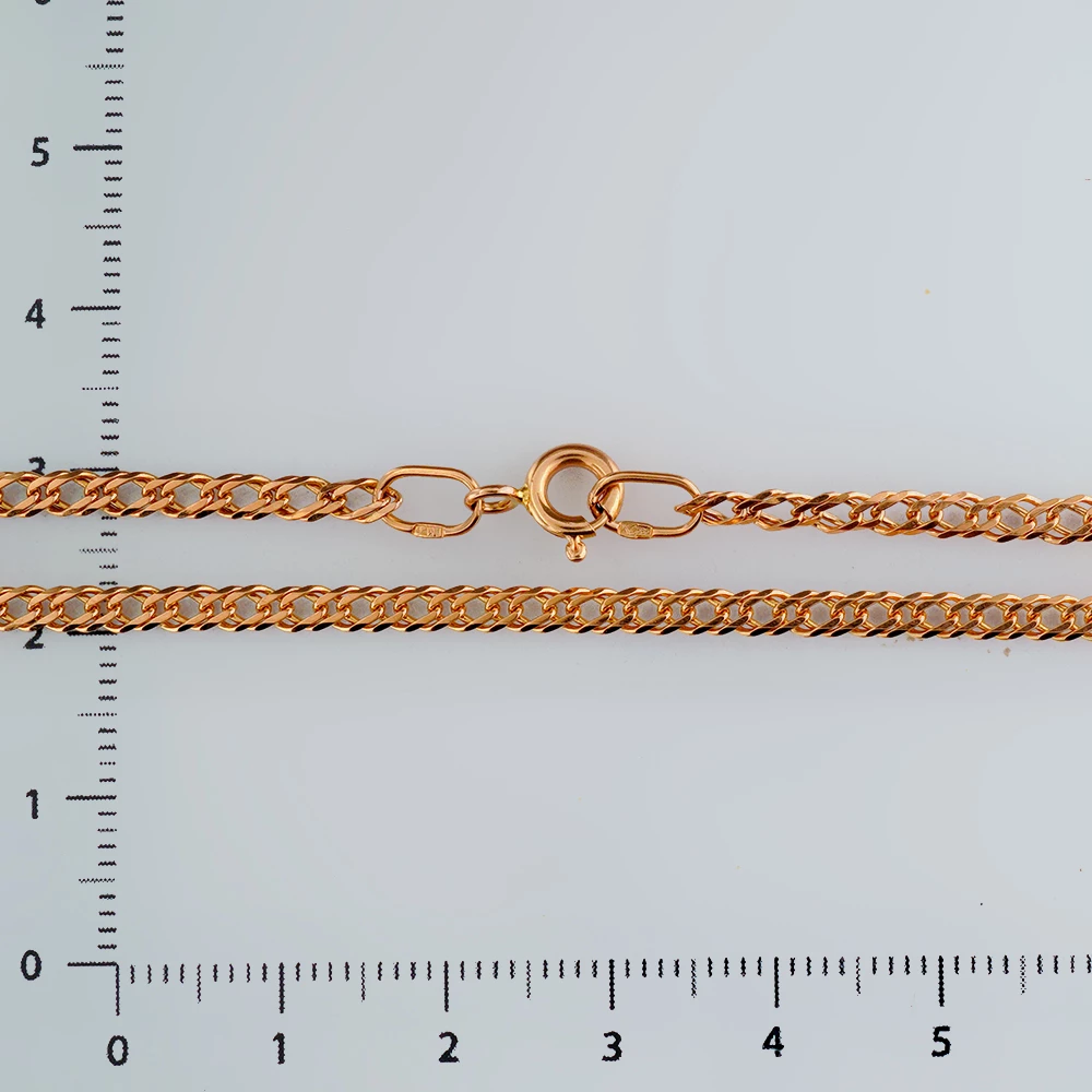 Браслет из красного золота 585 пробы