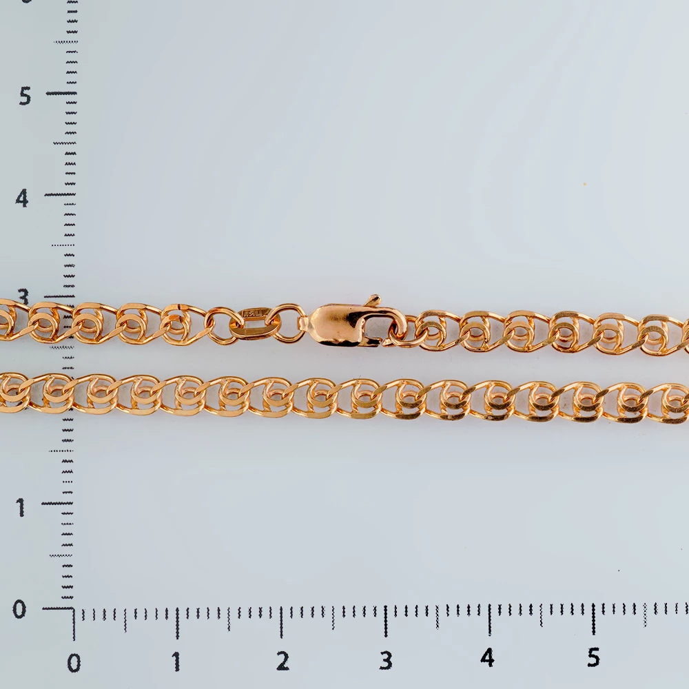 Браслет из красного золота 585 пробы