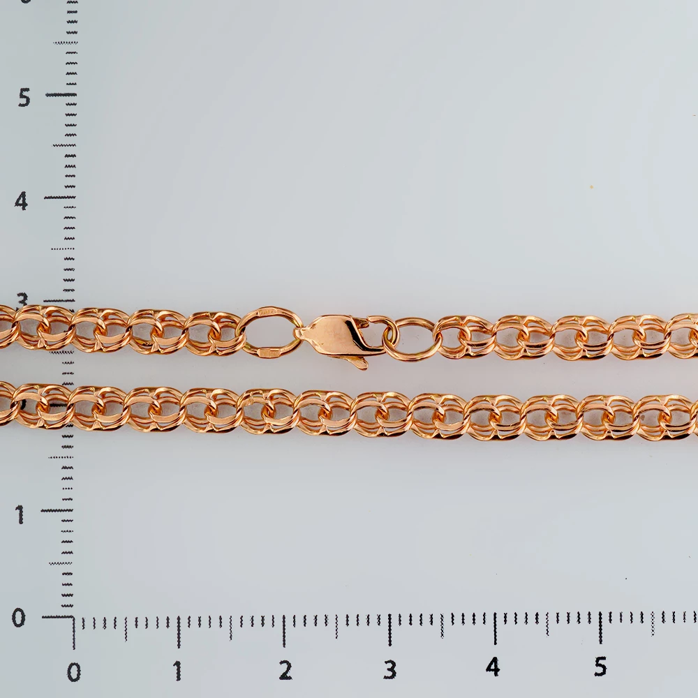 Браслет из красного золота 585 пробы