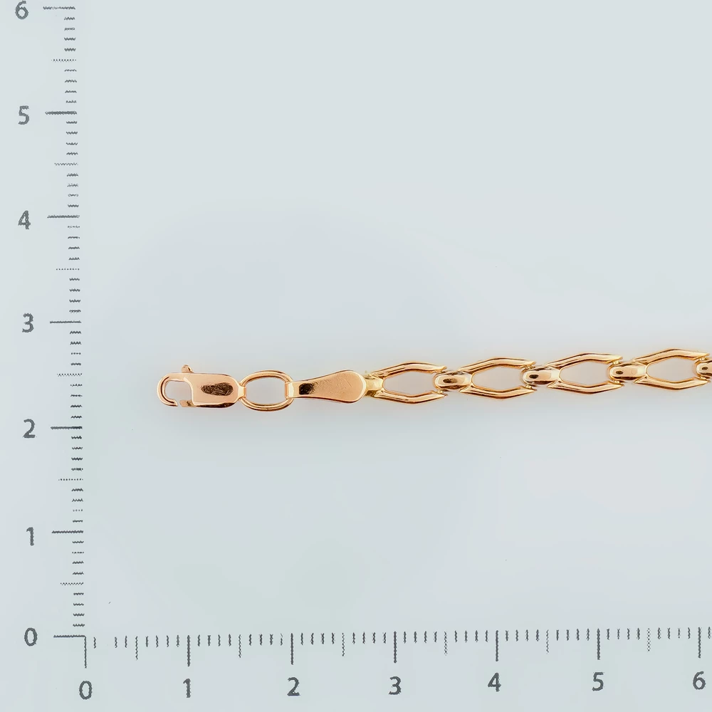 Браслет из красного золота 585 пробы