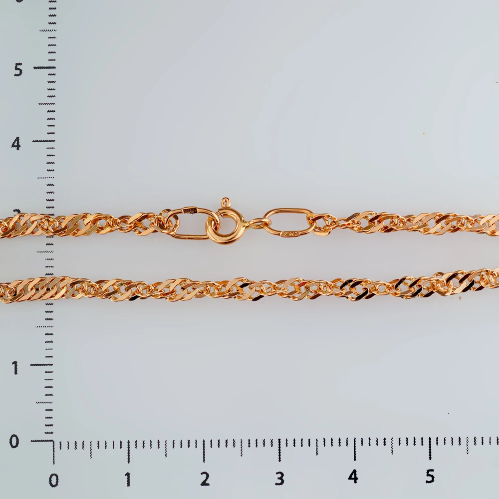 Браслет из красного золота 585 пробы