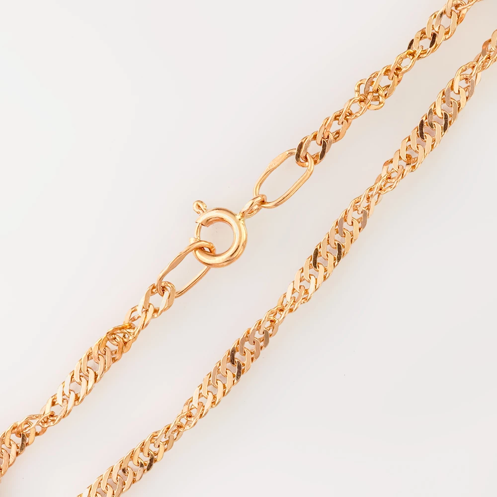 Браслет из красного золота 585 пробы