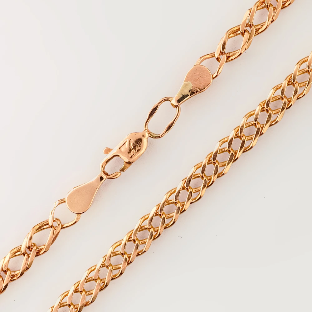 Браслет из красного золота 585 пробы