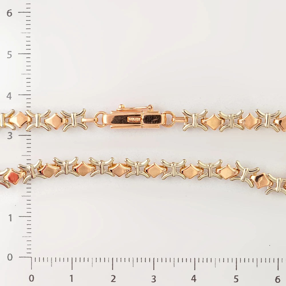 Браслет из красного золота 585 пробы