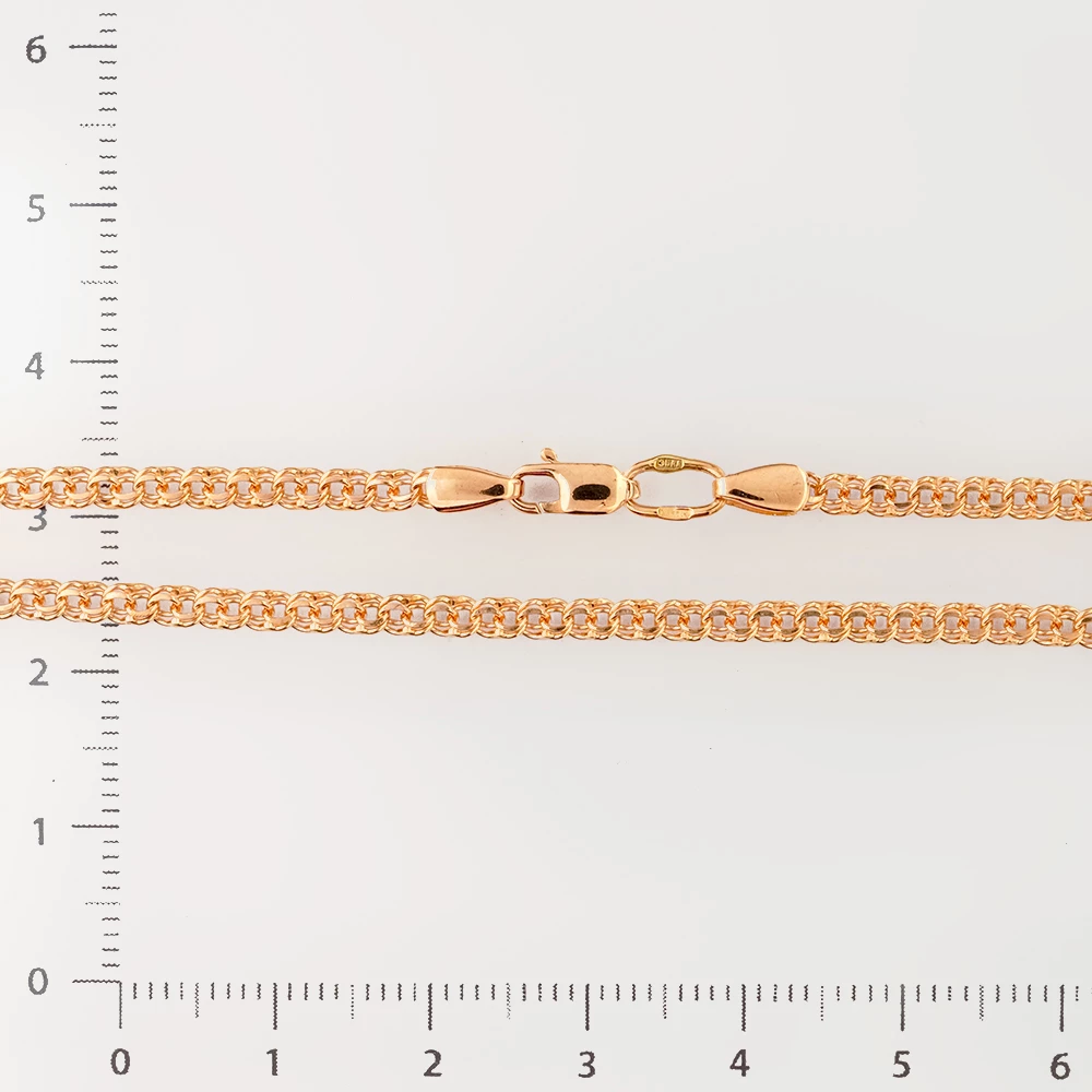 Браслет из красного золота 585 пробы