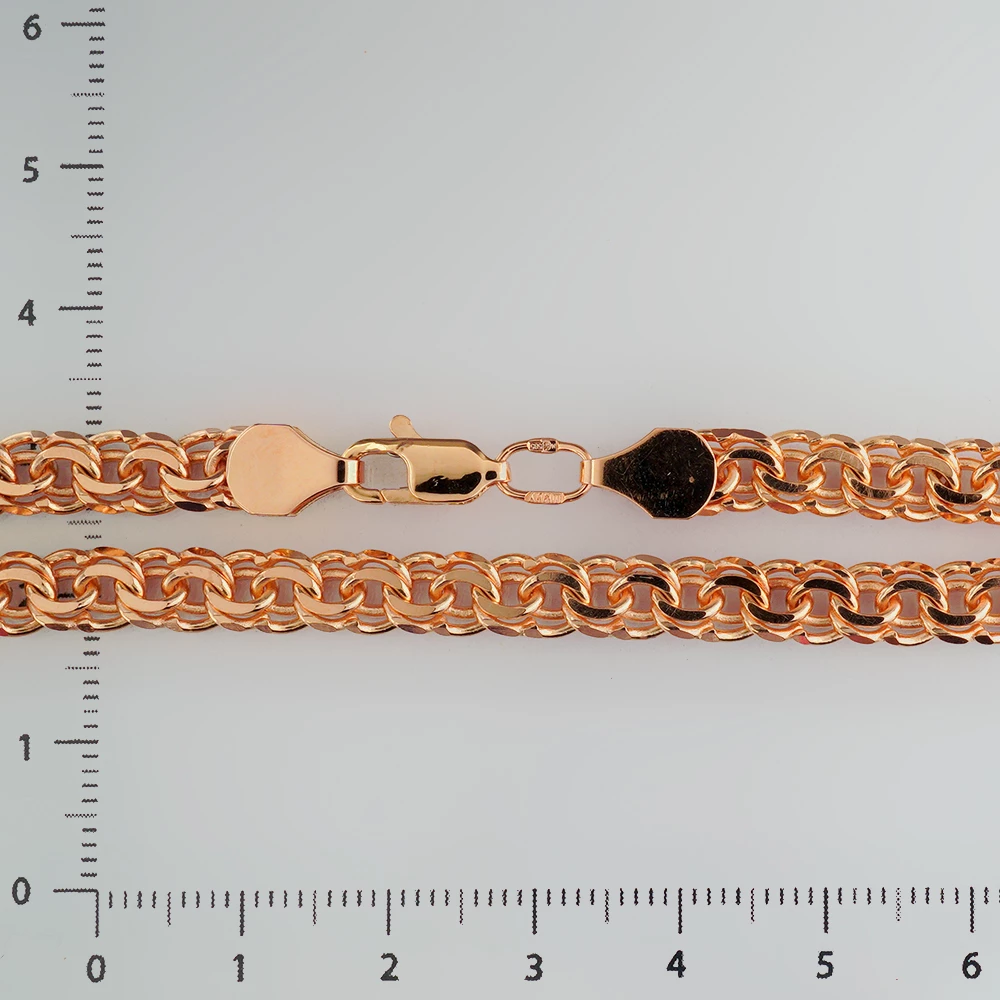 Браслет из красного золота 585 пробы