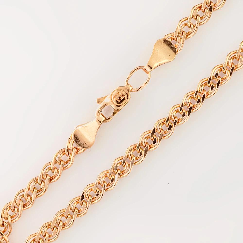 Браслет из красного золота 585 пробы