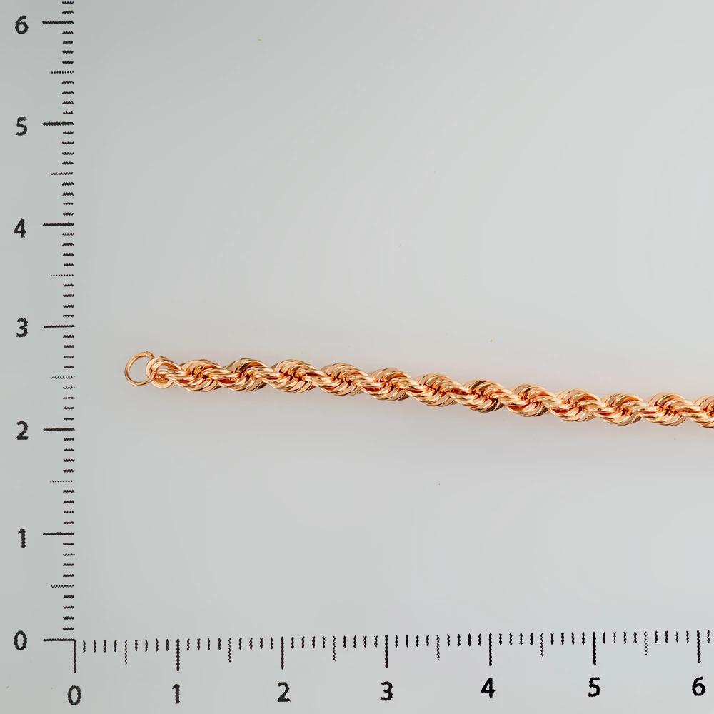 Браслет из красного золота 585 пробы