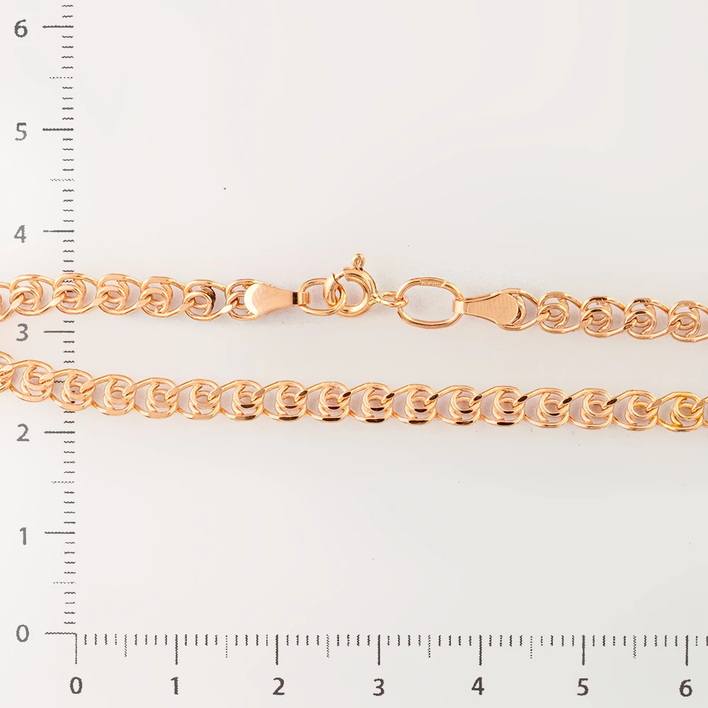 Браслет из красного золота 585 пробы