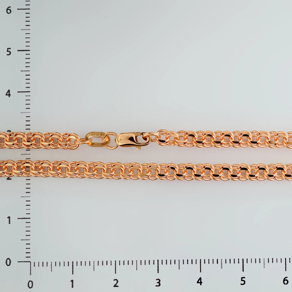 Браслет из красного золота 585 пробы