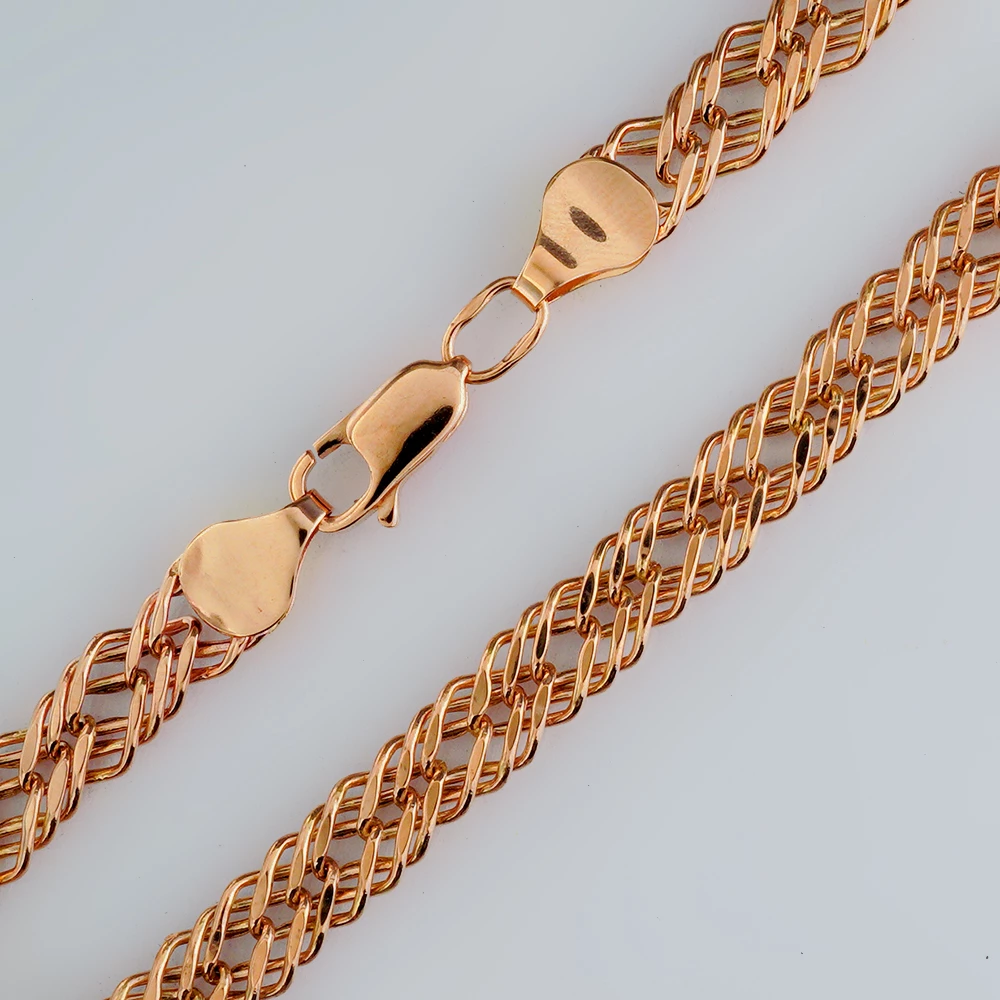 Браслет из красного золота 585 пробы