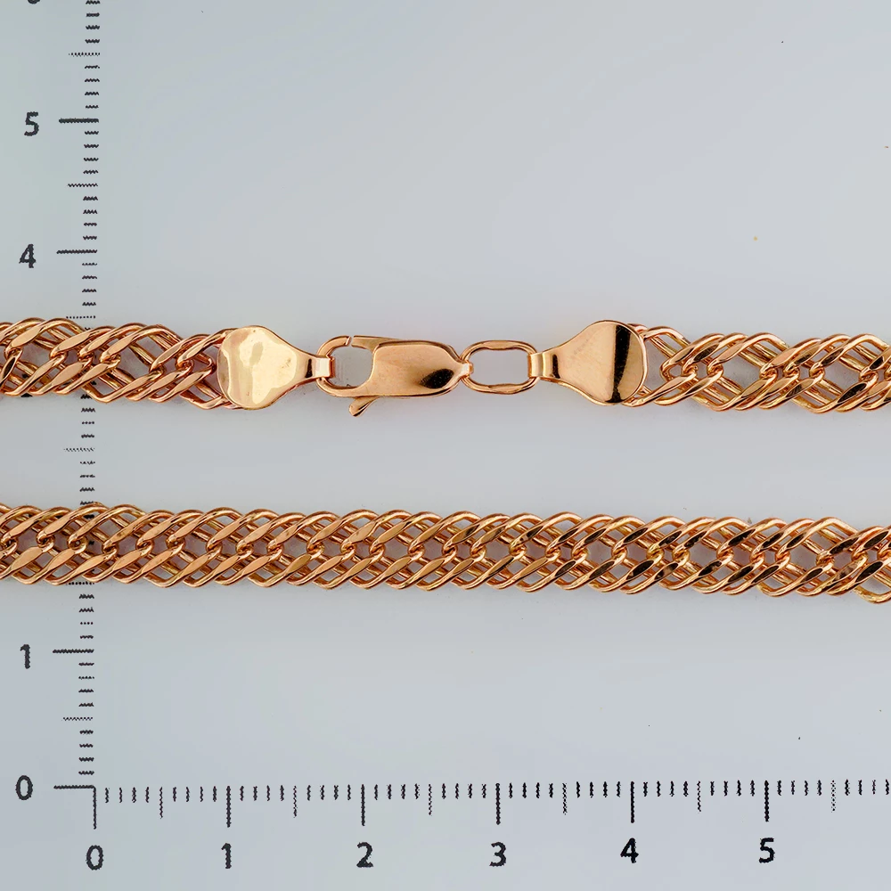 Браслет из красного золота 585 пробы