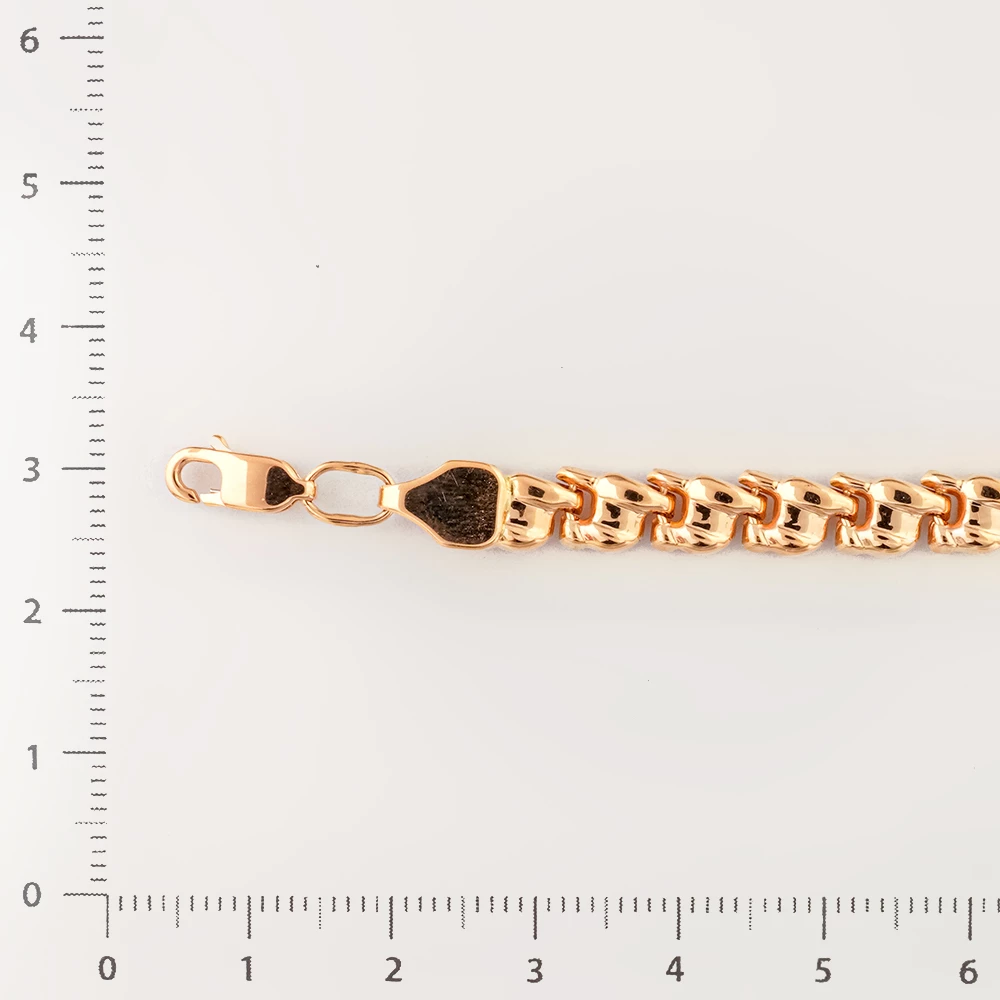 Браслет из красного золота 585 пробы