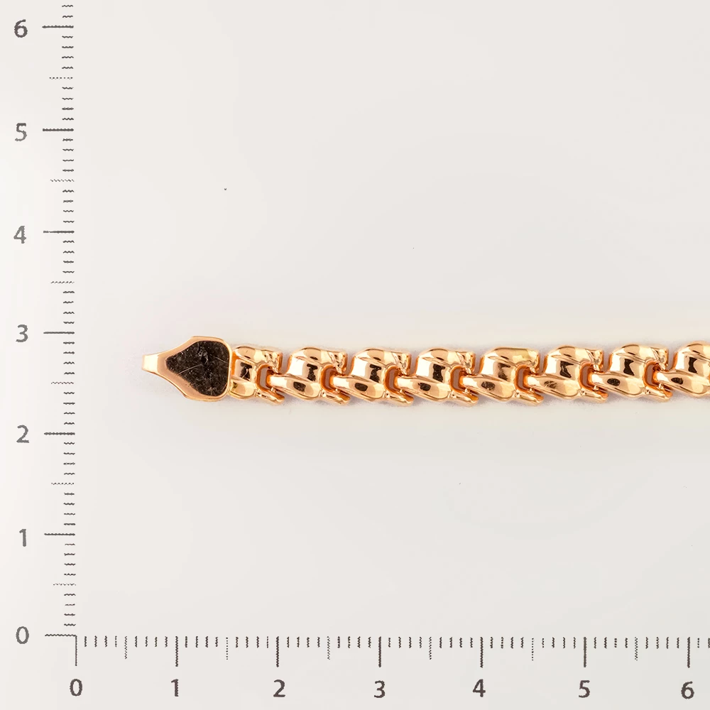 Браслет из красного золота 585 пробы