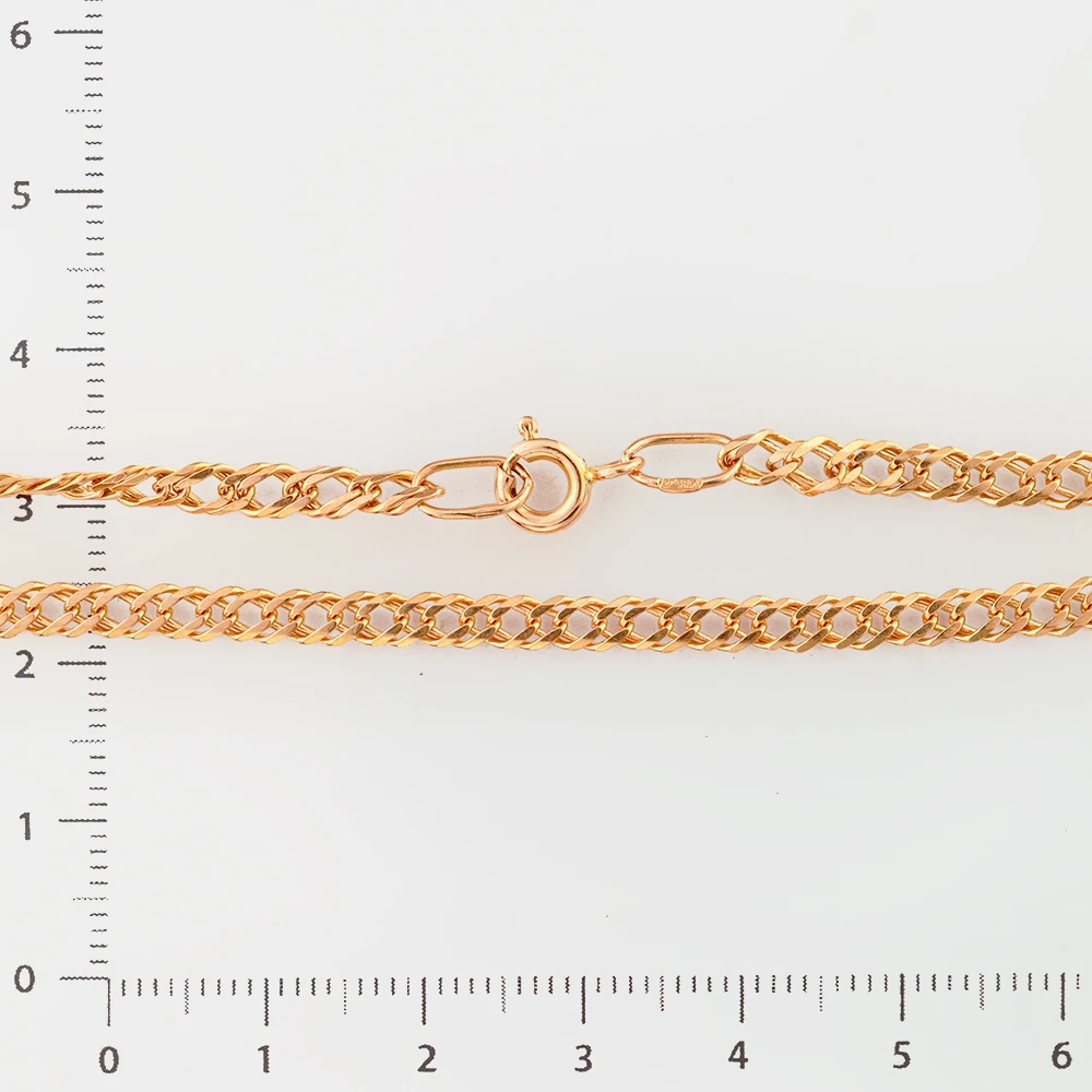 Браслет из красного золота 585 пробы