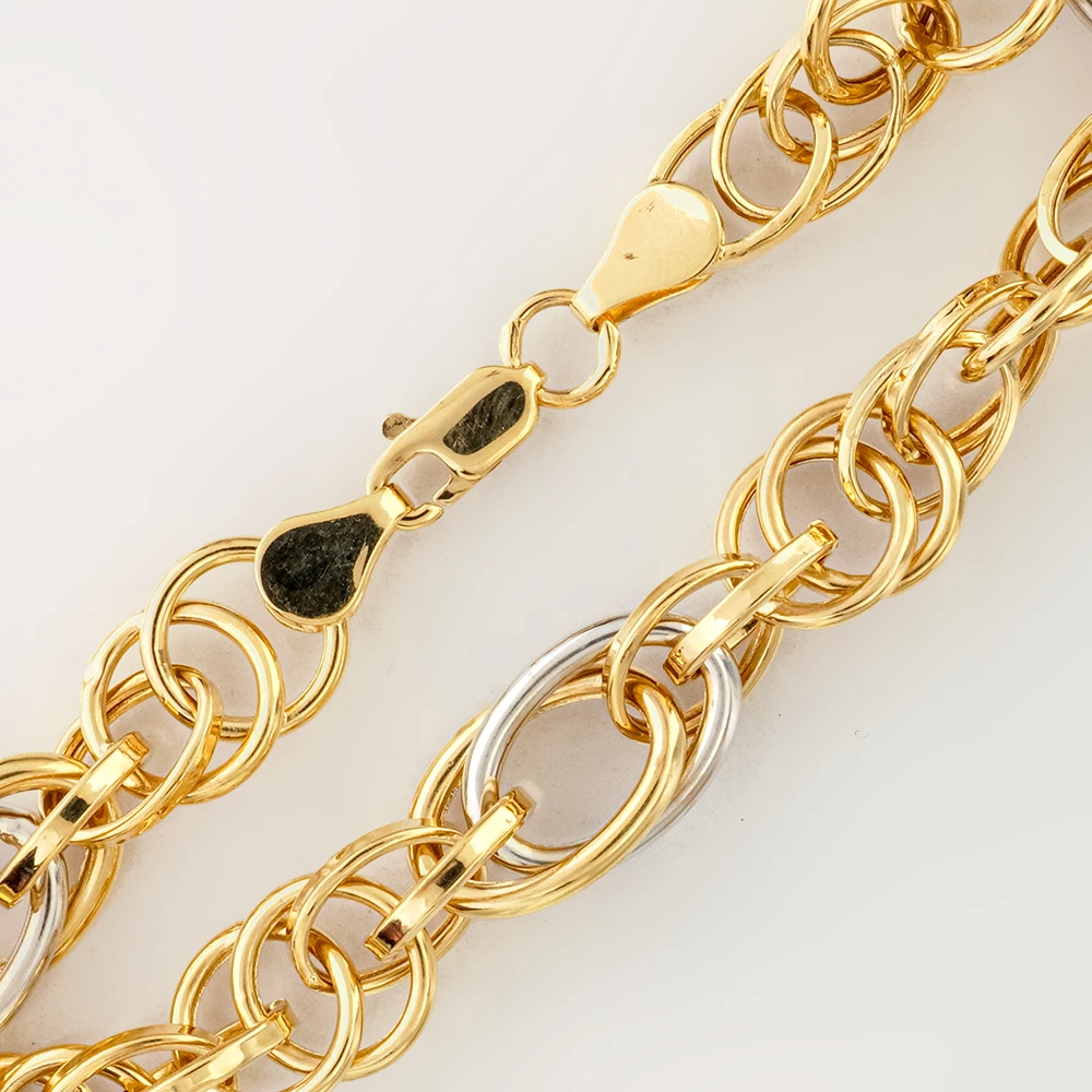 Браслет из желтого золота 585 пробы