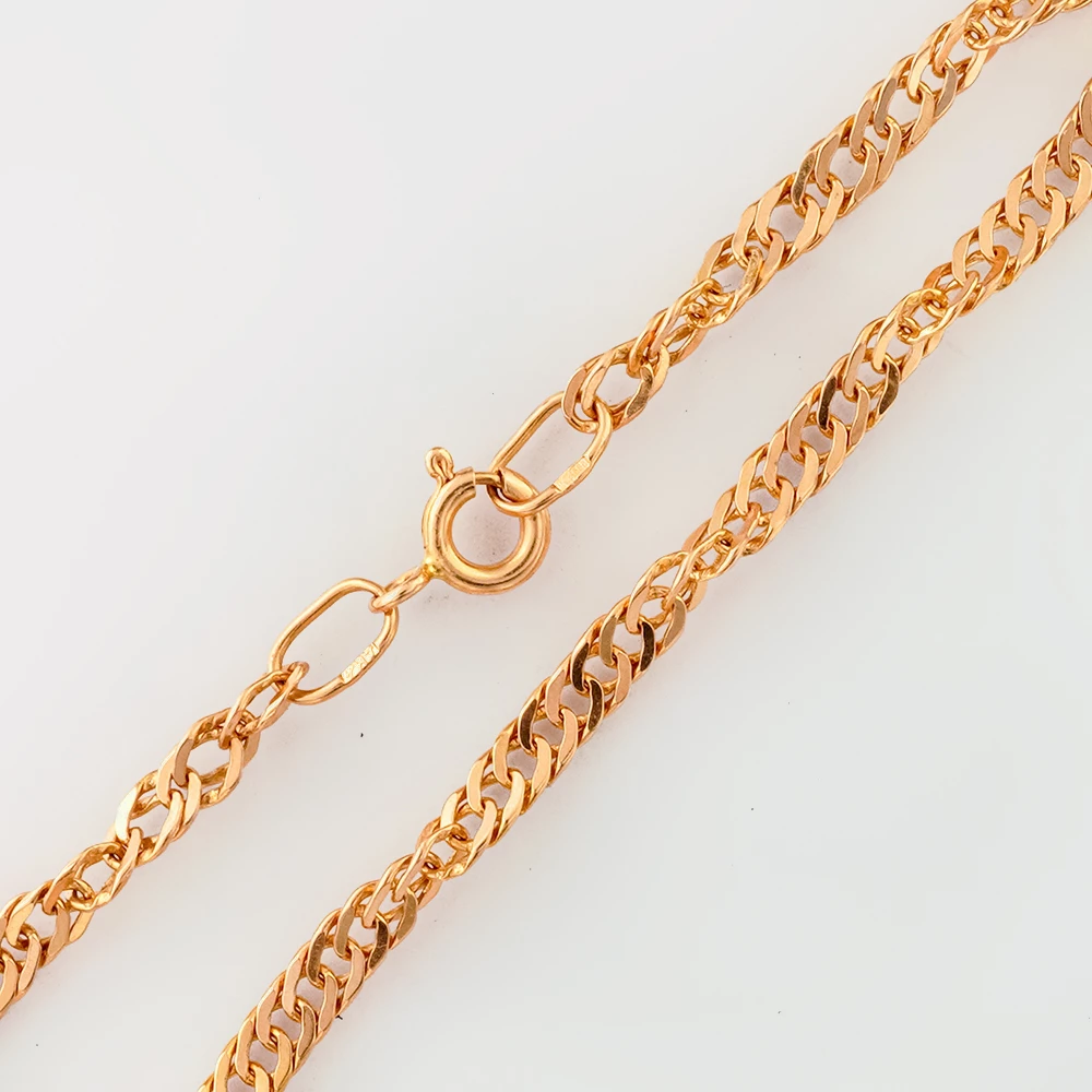 Браслет из красного золота 585 пробы