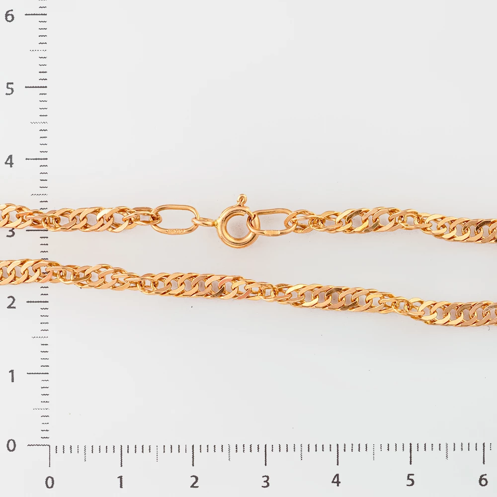 Браслет из красного золота 585 пробы